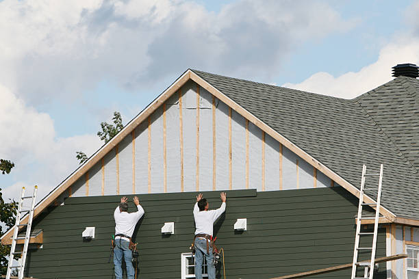 Professional Storm Damage Siding Repair technician working in Yorktown, VA